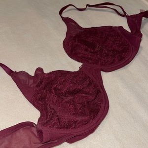 Maroon bralette